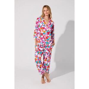 Sold! Bed Head X Trina Turk Bubble Dots Classic Stretch Jersey Pajamas Set XS